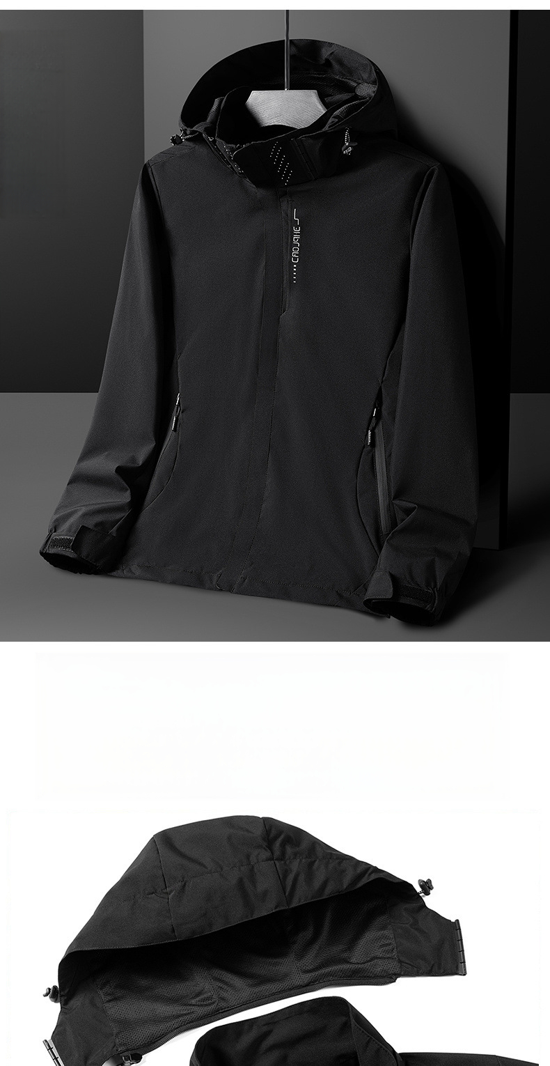 Women's Outdoor Hiking Jacket Waterproof Windproof Lightweight_voghion.com