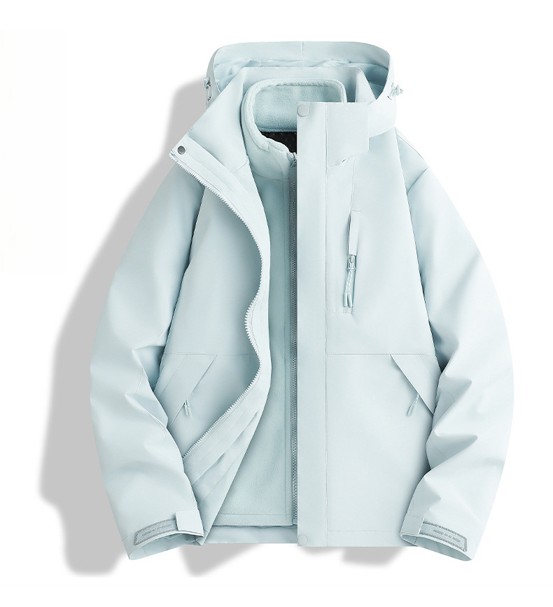 Luotuo Women's 3-in-1 Hiking Jacket Waterproof Windproof Outdoor_voghion.com