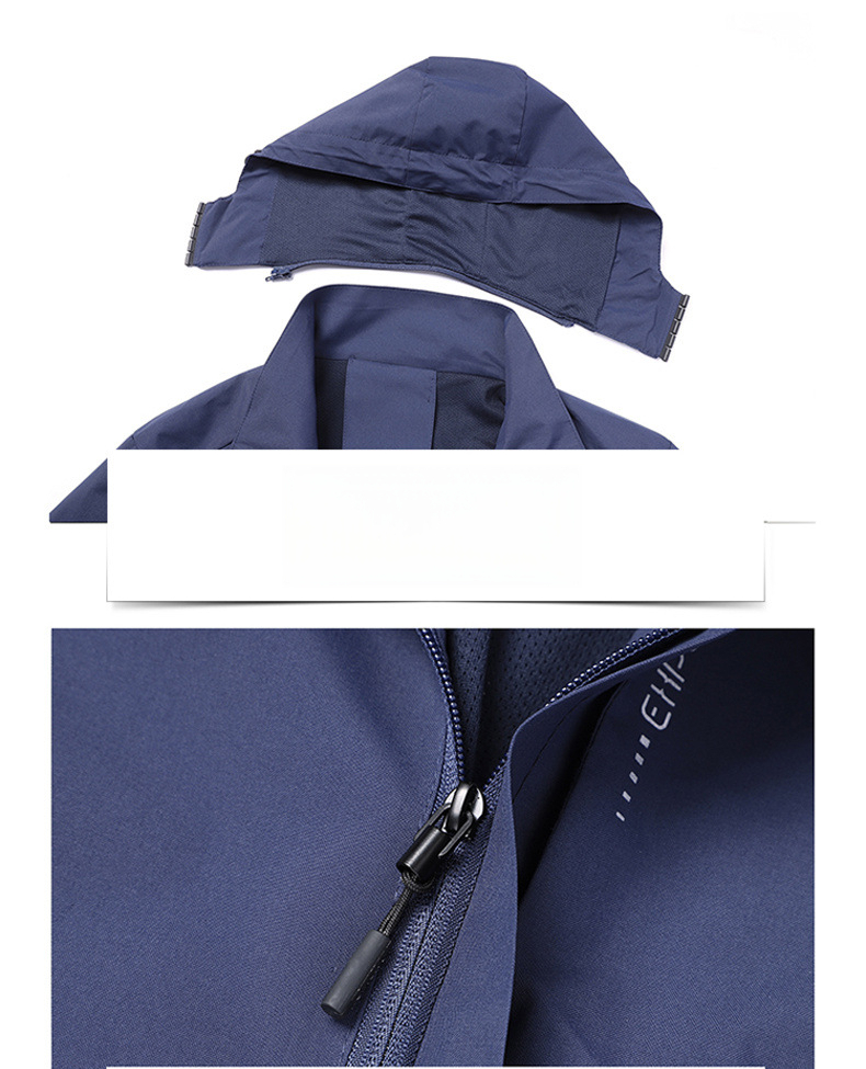 Waterproof Hooded Hiking Jacket For Men And Women, Windproof_voghion.com