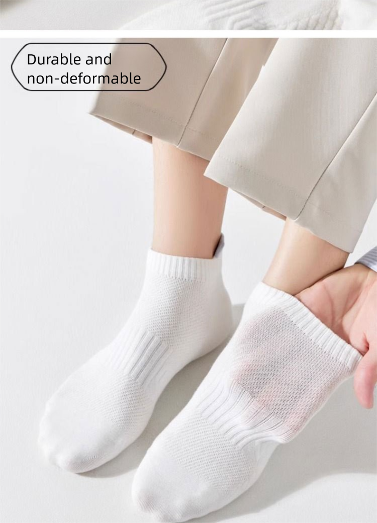 Men's Ankle Socks Breathable Thin Sports Socks For Summer_voghion.com