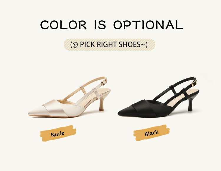 French Satin Toe High-heeled Sandals, Socialite Slim Heels, Banquet Dress Shoes_vogvips.com