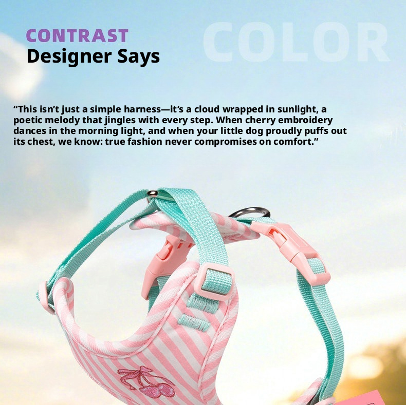 Pet Harness And Leash Set For Medium And Small Dogs Anti Escape_voghion.com