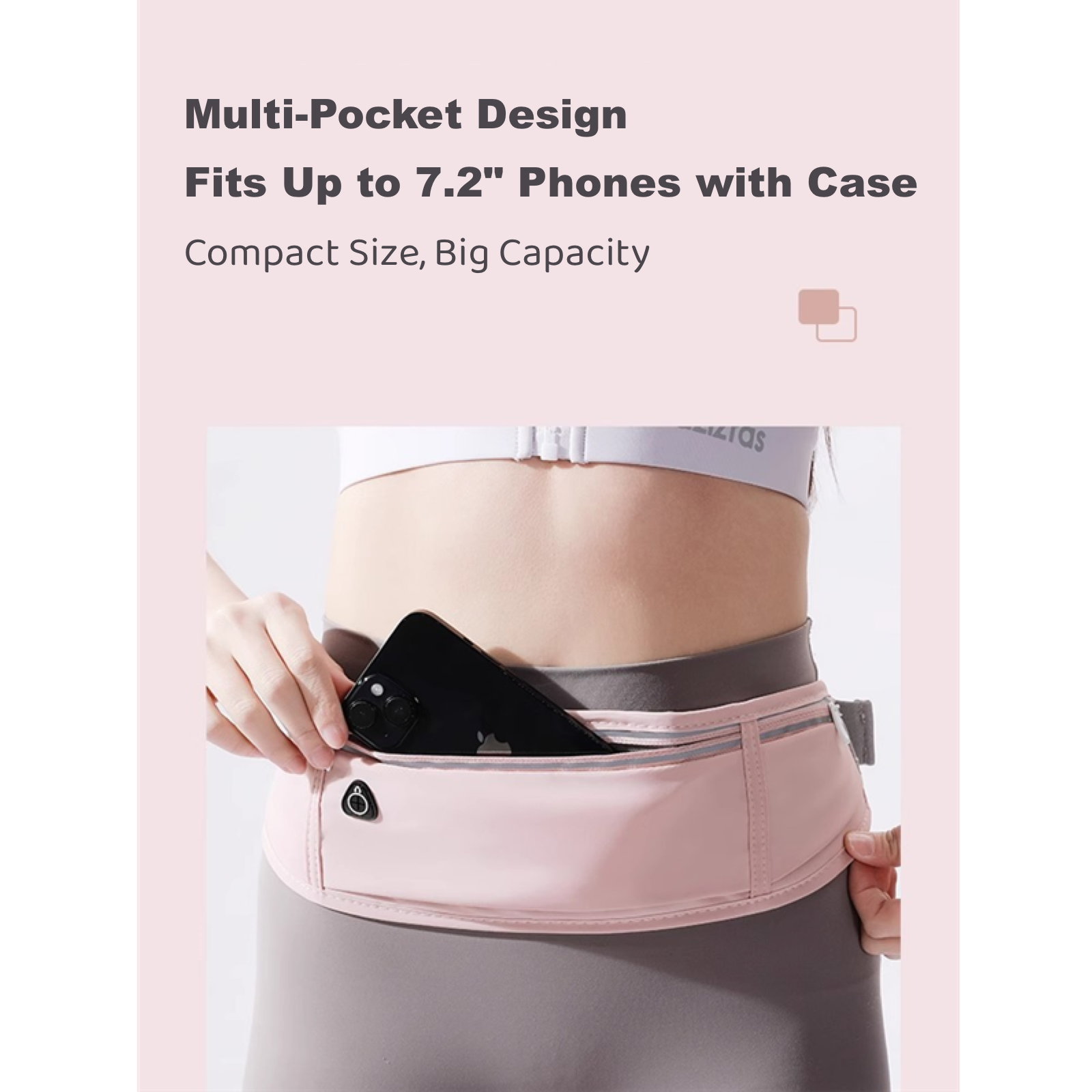 Running Mobile Phone Fanny Pack Men's And Women's Fitness Bag Outdoor Morning Running Sports Belt Bag Sports Waterproof Belt_voghion.com
