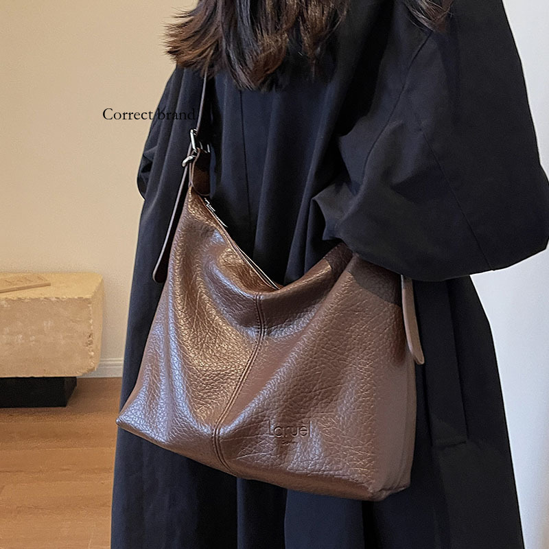 Elegant Houndstooth Shoulder Bag For Women Versatile Tote Bag_voghion.com