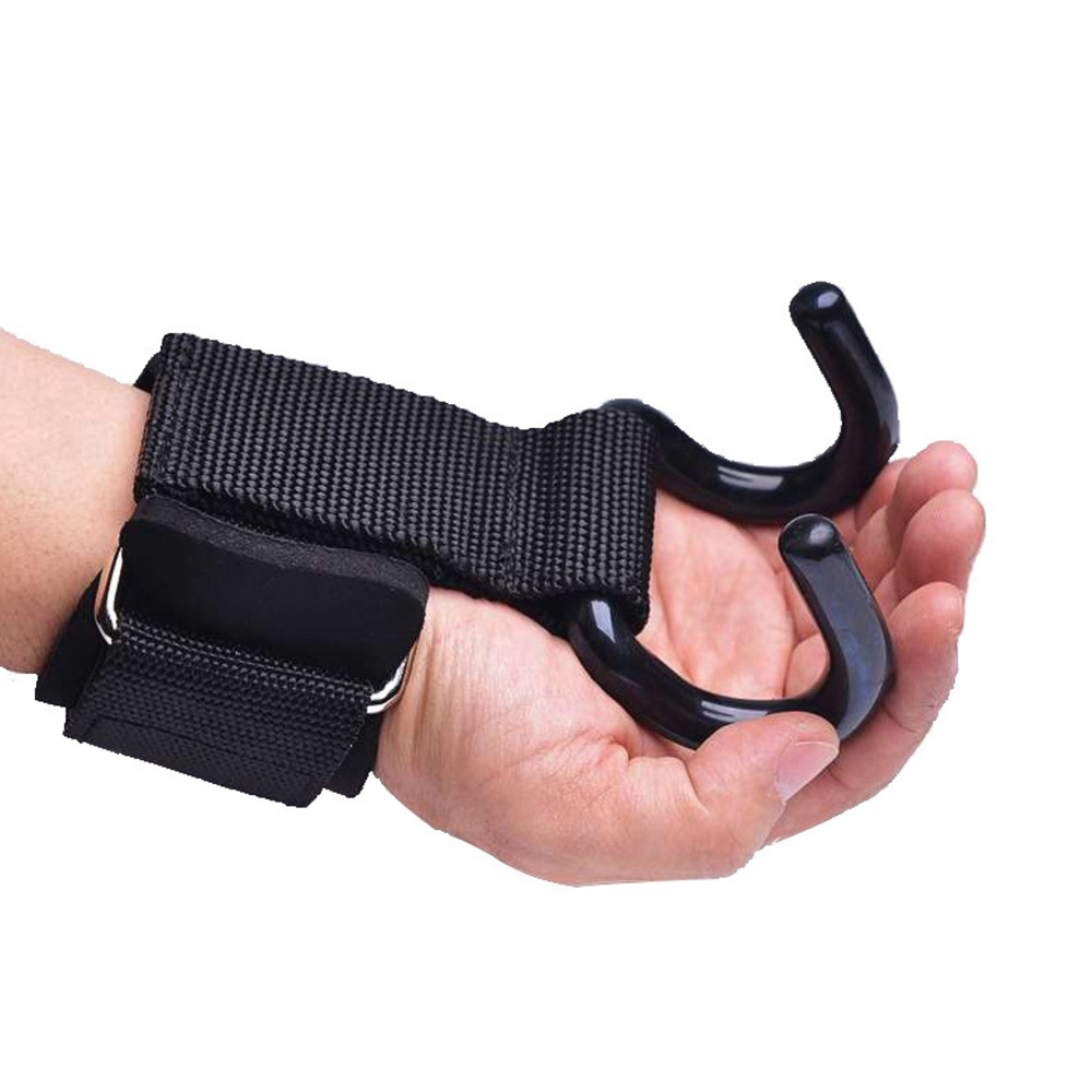 Pull-up Fitness Wrist Strap, Grip Hook Gloves, Assistive Strap For Deadlifts, Lumbar Support, Single Bar, Anti-slip And_voghion.com