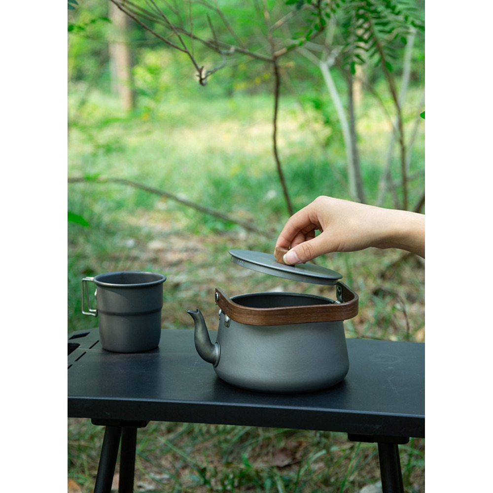 Cafetière de camping pour randonnée pêche et pique-nique_voghion.com