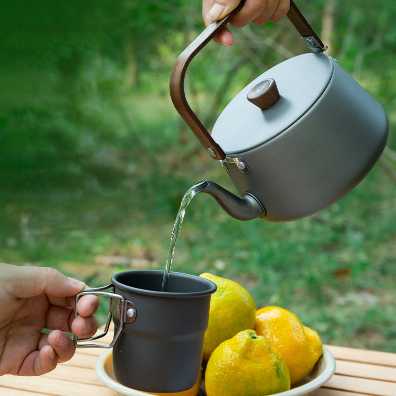 Cafetière de camping pour randonnée pêche et pique-nique_voghion.com