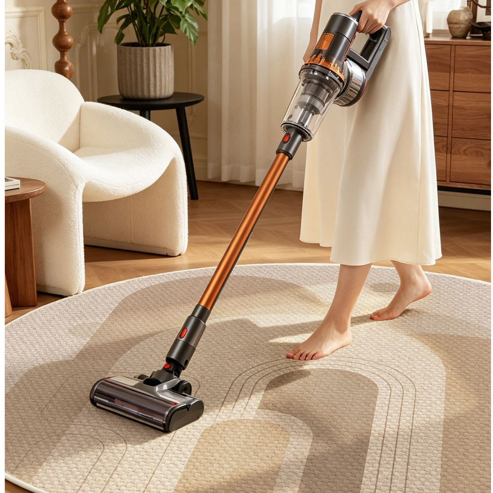 Round Rug For Bedroom Water-absorbent Non-slip Solid Color Mat_voghion.com