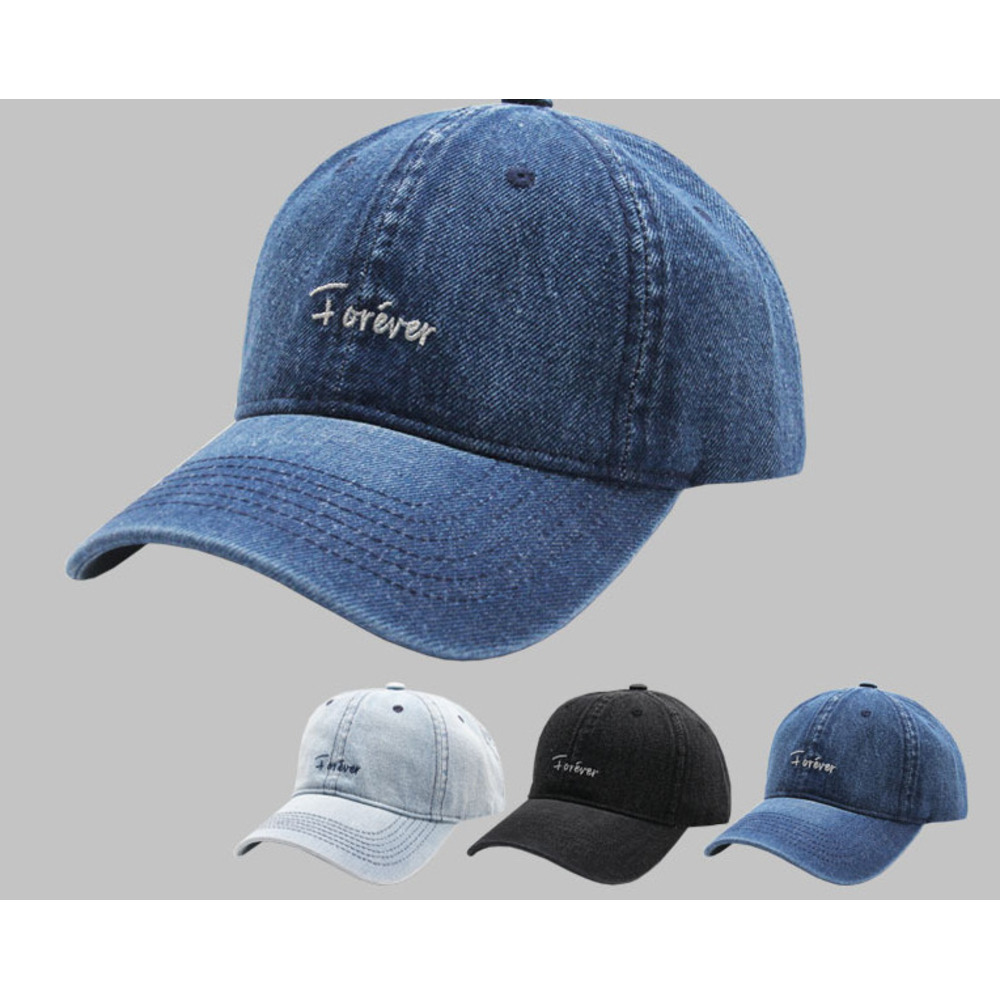 Men's Women's Denim Baseball Caps, Fashionable Trendy Spring, Summer, Autumn, Suitable For Outdoor Casual Sports And Sun_voghion.com