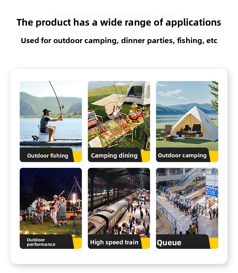 Moon Chair Manufacturer, Camping Picnic Folding Night Market Barbecue Food Stall Chair, Outdoor Fishing Stool In Stock_desvips.com