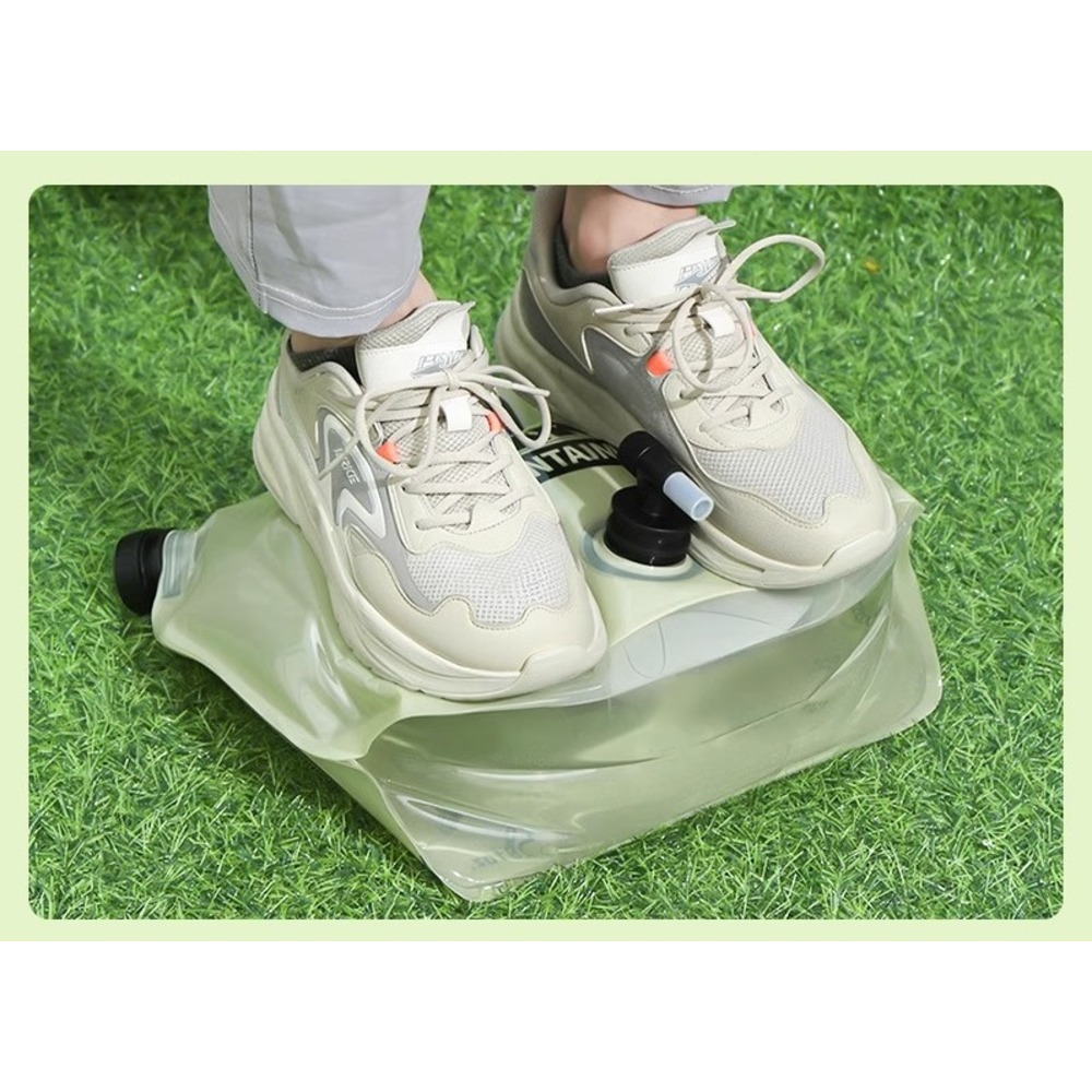 Outdoor Portable Foldable Large Capacity Thickened Soft Storage Music Festival Water Plastic Bag Camping 8L_desvips.com
