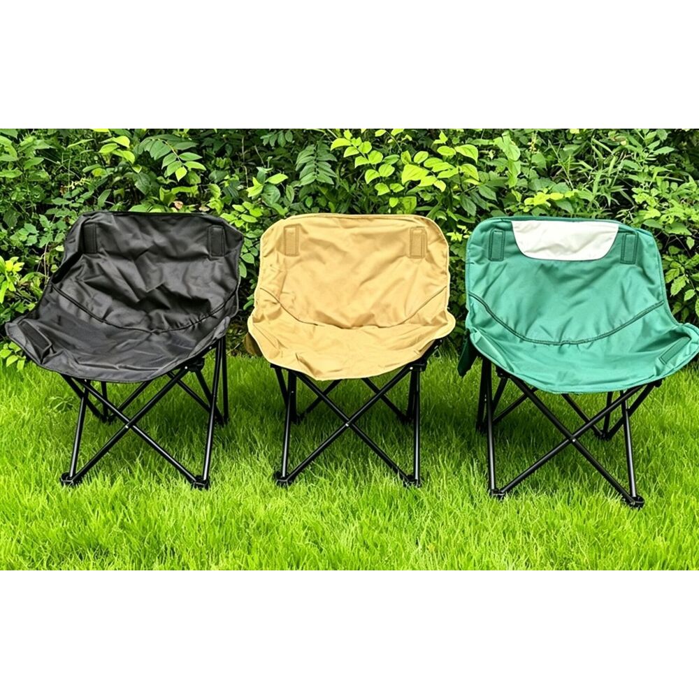 Moon Chair Manufacturer, Camping Picnic Folding Night Market Barbecue Food Stall Chair, Outdoor Fishing Stool In Stock_voghion.com