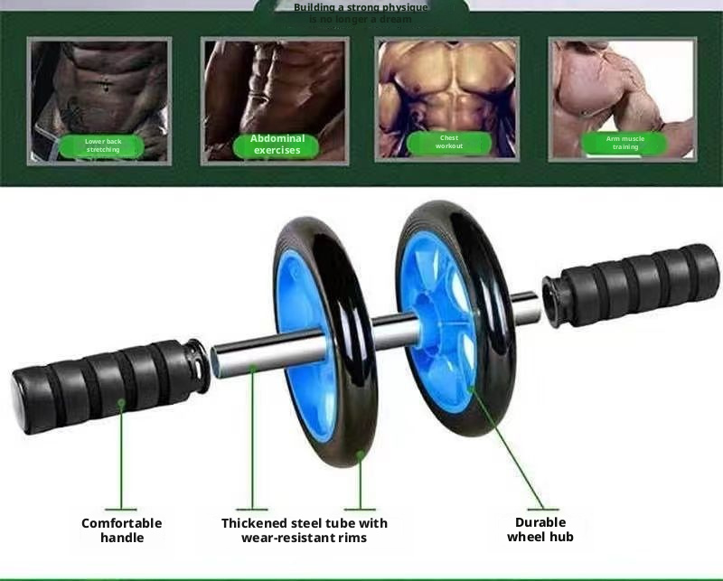 Buikspierwiel voor thuis fitness en core training oefeningen_voghion.com
