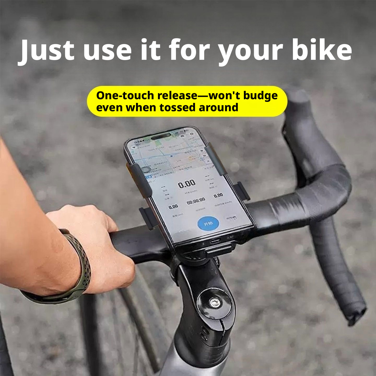 Fahrrad-Handyhalterung für Rennrad und Mountainbike, stoßfest, für Navigation und Kamera_voghion.com