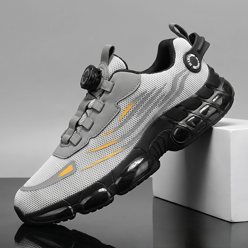 Große Herrenschuhe, neue, dicksohlige, höhenverstärkende Freizeit-Sportschuhe, atmungsaktiv_voghion.com