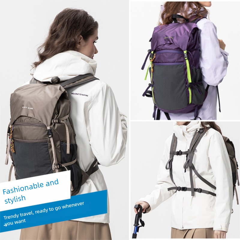 Professional Waterproof Trekking Backpack Lightweight Foldable Bag_voghion.com
