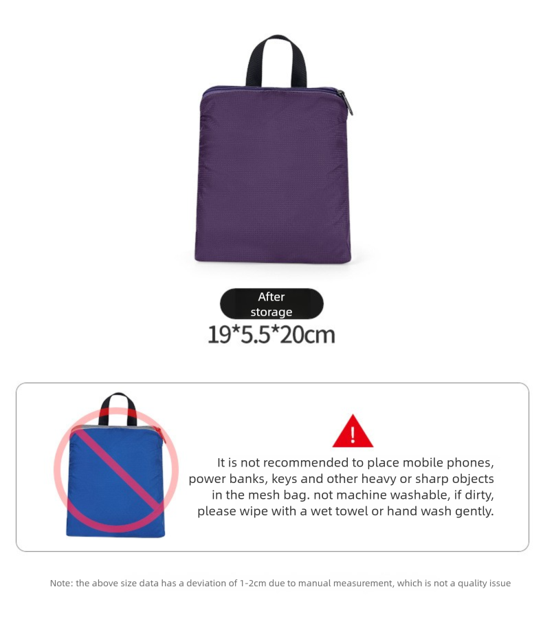 Professional Waterproof Trekking Backpack Lightweight Foldable Bag_voghion.com