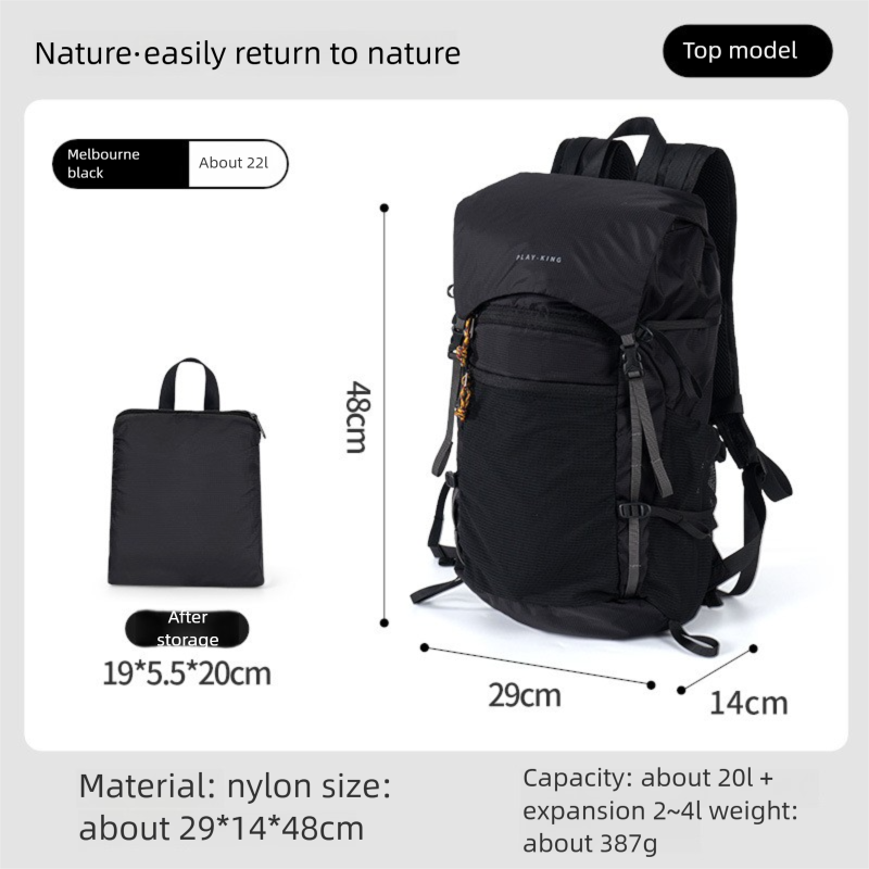 Outdoor Professional Waterproof Hiing Lightweight Foldable Large Capacity Flip Cover Summit Bag Travel Treing_voghion.com
