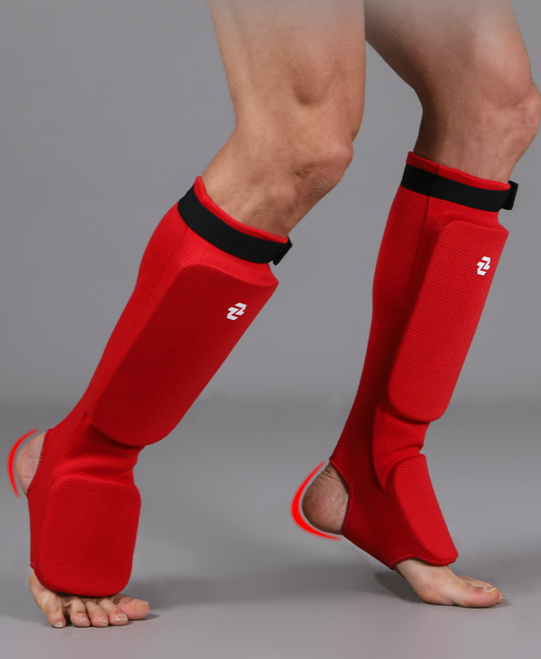 Schéinbeen-schützer Fir Muay Thai A Boxen Schutz_voghion.com