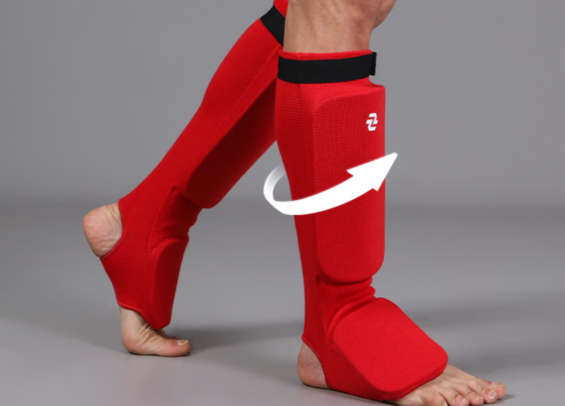 Fighting Shin Muay Thai Leg Calf Foot Guards Sanda Boxing Protective Gear_voghion.com
