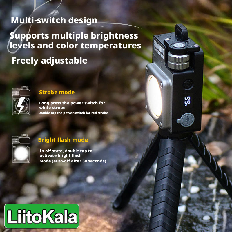 Led Camping Lantern Portable Waterproof With Infinite Dimming_voghion.com