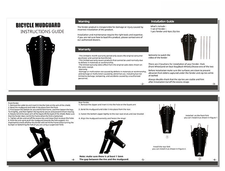 Parafango posteriore per bici con stampa graffiti mtb_voghion.com