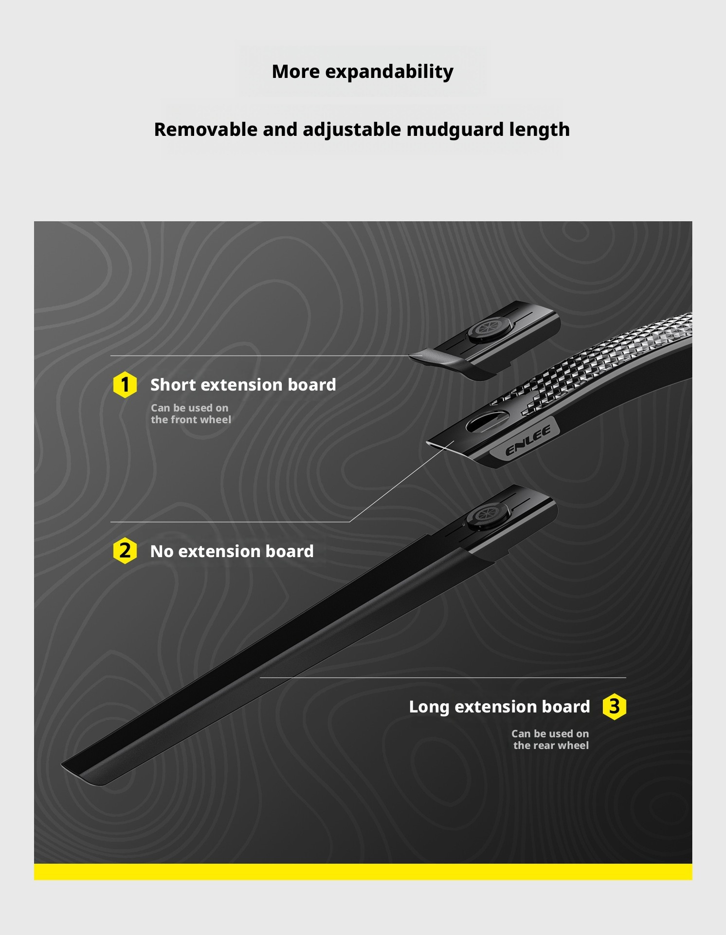 Adjustable Bicycle Mudguard Set Front And Rear Splash Guard_voghion.com
