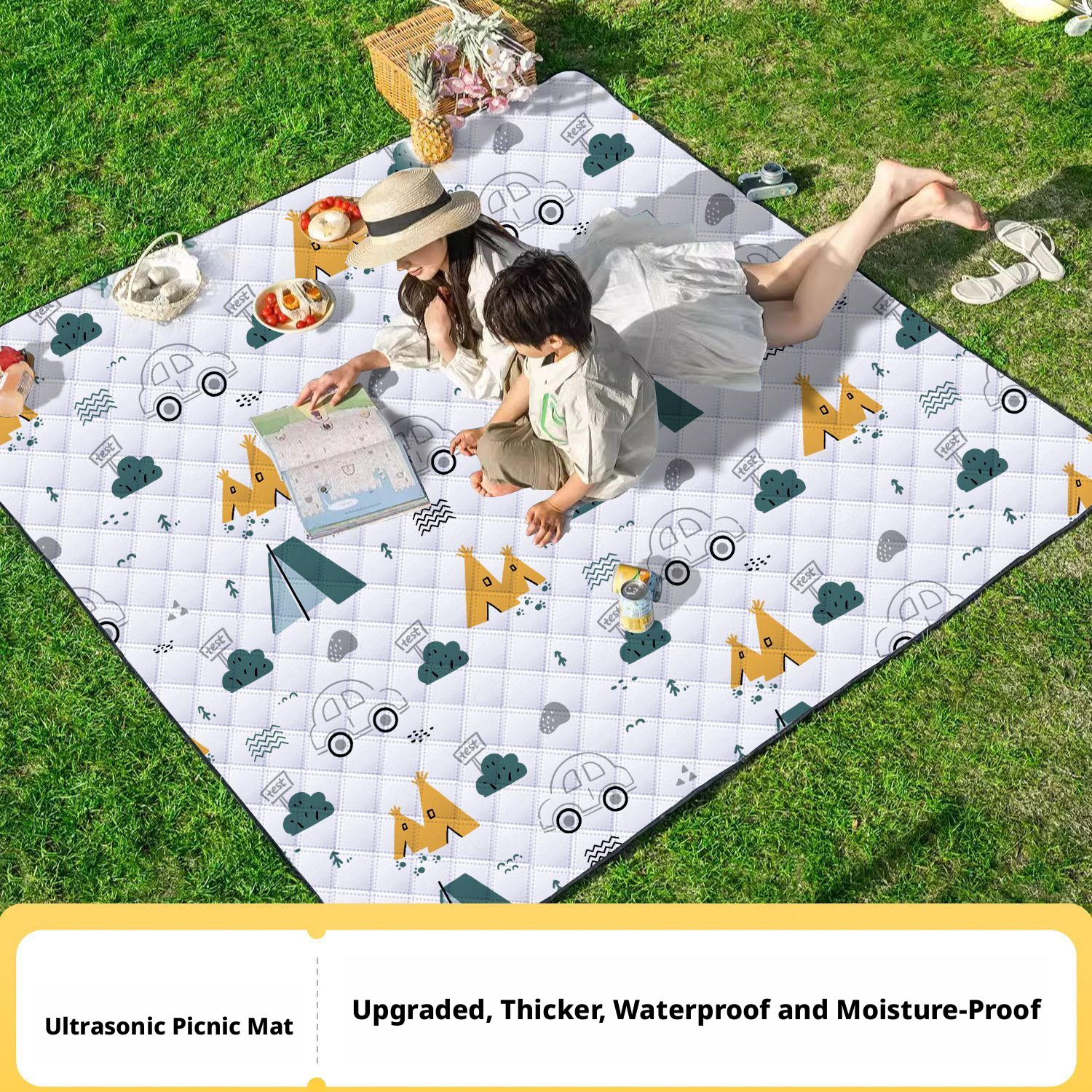 Waterproof Outdoor Camping Picnic Mat For Beach And Lawn Use_voghion.com