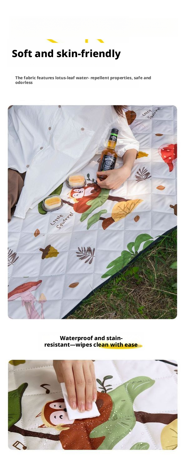 Bohemian Picnic Mat Waterproof Foldable Outdoor Camping Mat_voghion.com