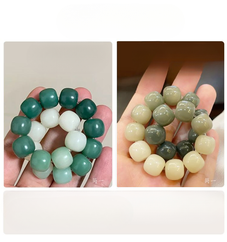 Gradient Tiger Eye Beaded Bracelet For Students Flexible Gift_voghion.com