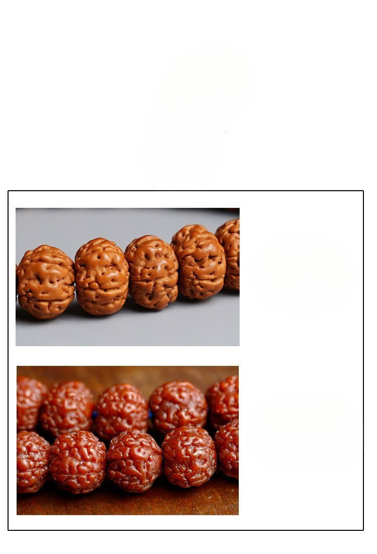 Bracciale di perle rudraksha naturali per uomo e donna_voghion.com