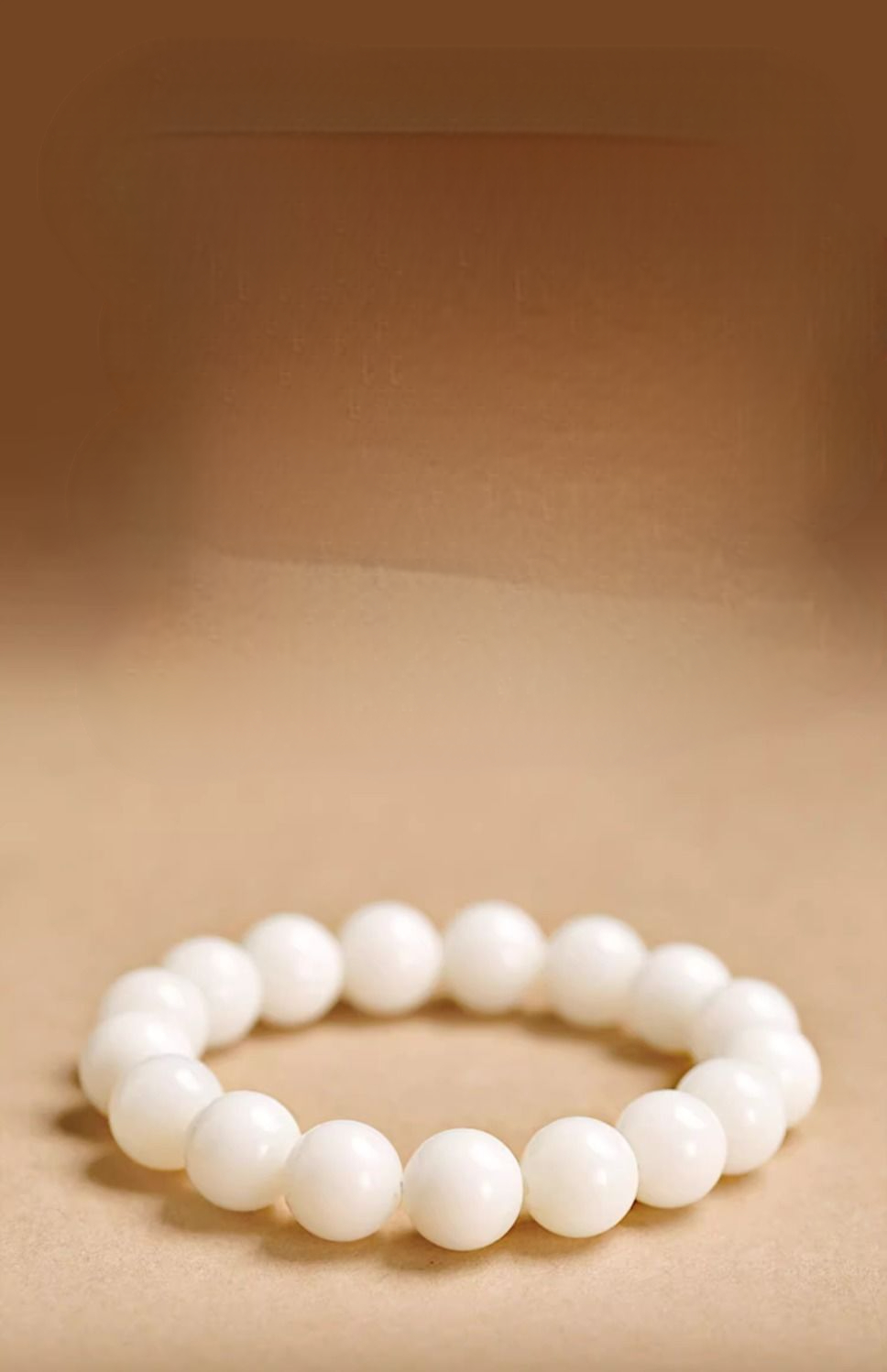Bracciale con perle di giada bianca cristallina uomo e donna_voghion.com