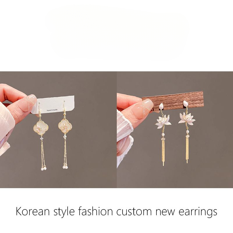 Neue, einzigartige Ohrringe im chinesischen Magnolienblüten-Stil, beliebtes neues Modell 2025, exklusive Nischenohrringe für Damen, leicht_voghion.com