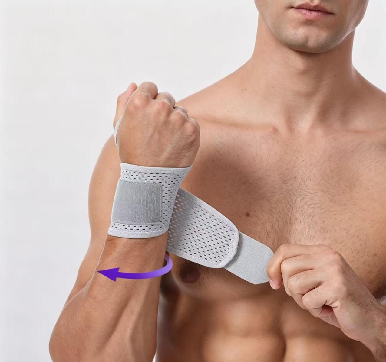 Fitness Wristband Elastic Compression Stable Thin Breathable Badminton Tennis Wrap Sports Bandage Wrist Support_voghion.com