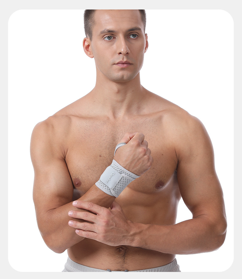 Elastic Compression Wrist Support For Tennis And Badminton_voghion.com