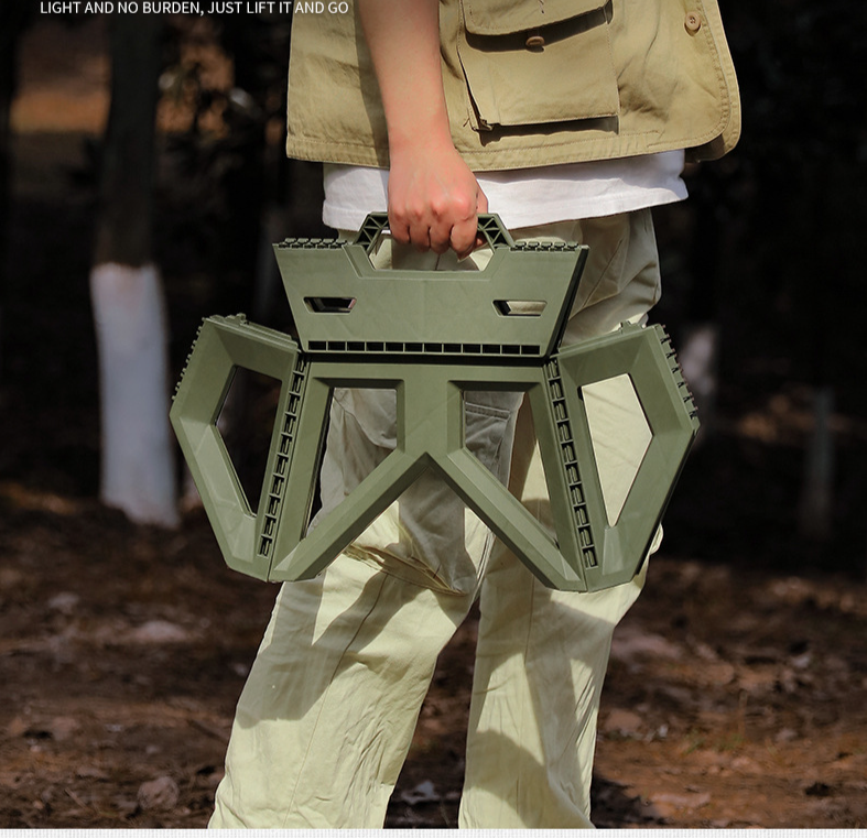 Tabouret pliant portable pour camping pêche et extérieur_voghion.com