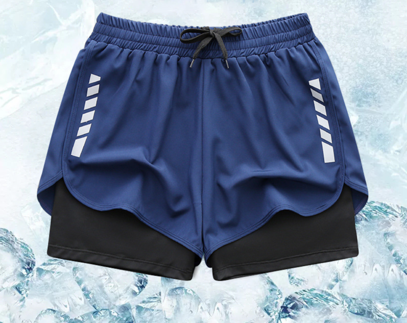 Men's Swim Trunks Anti-Embarrassment 2025 New Quick-Dry Plus Size Boxer Double Layer Professional Hot Spring Swimming_voghion.com