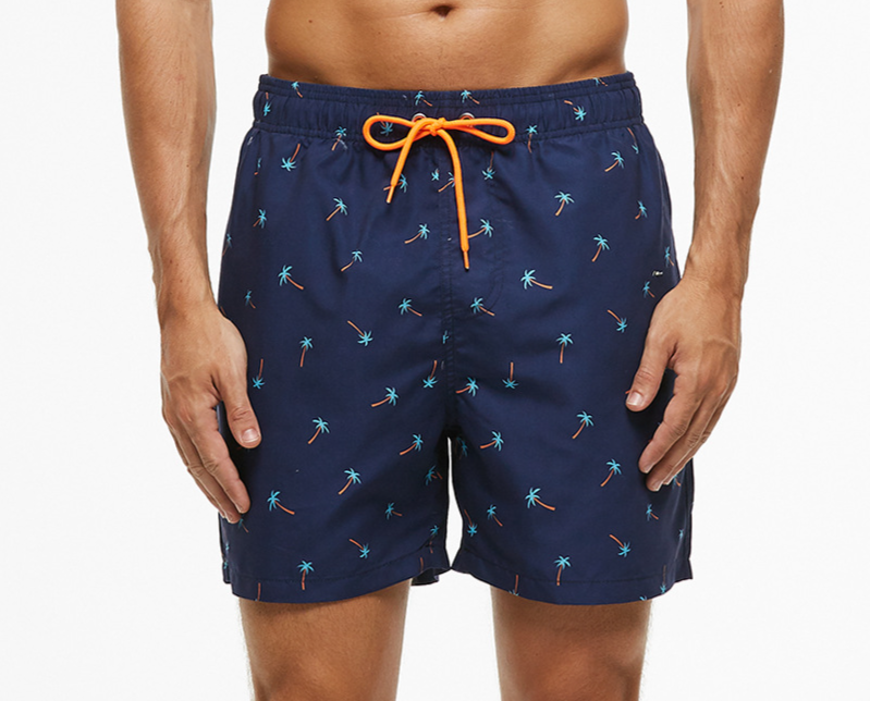 Maillots de bain européens et américains, shorts de plage, séchage rapide, coupe ample, imprimés, doublés, double épaisseur, pour hommes_voghion.com
