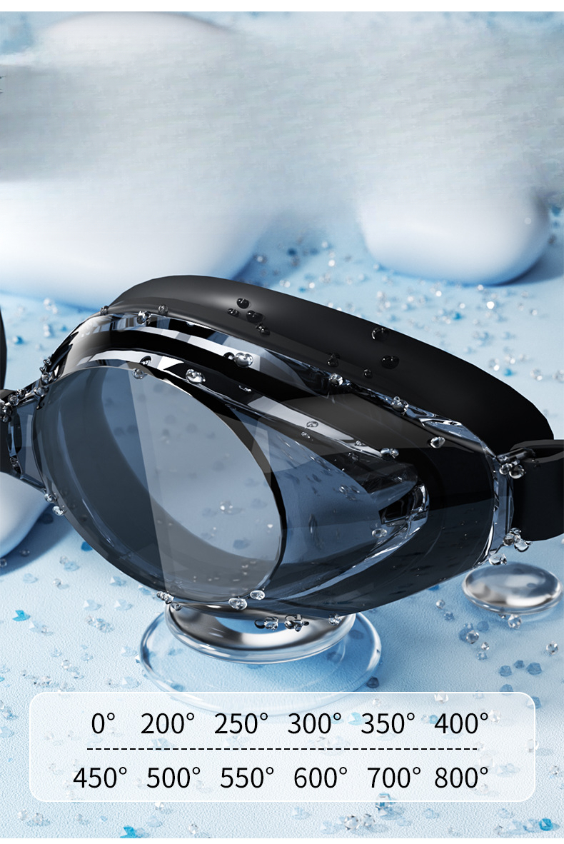 Damen Und Herren Schwimmbrille Mit Sehstärke Antibeschlag Wasserdicht_voghion.com