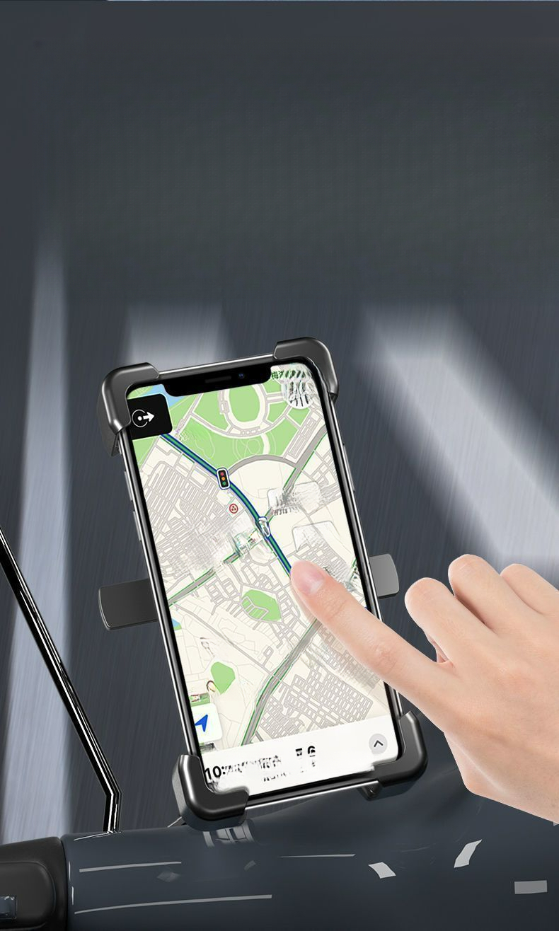 Suporte para celular de bicicleta para espelho retrovisor_voghion.com