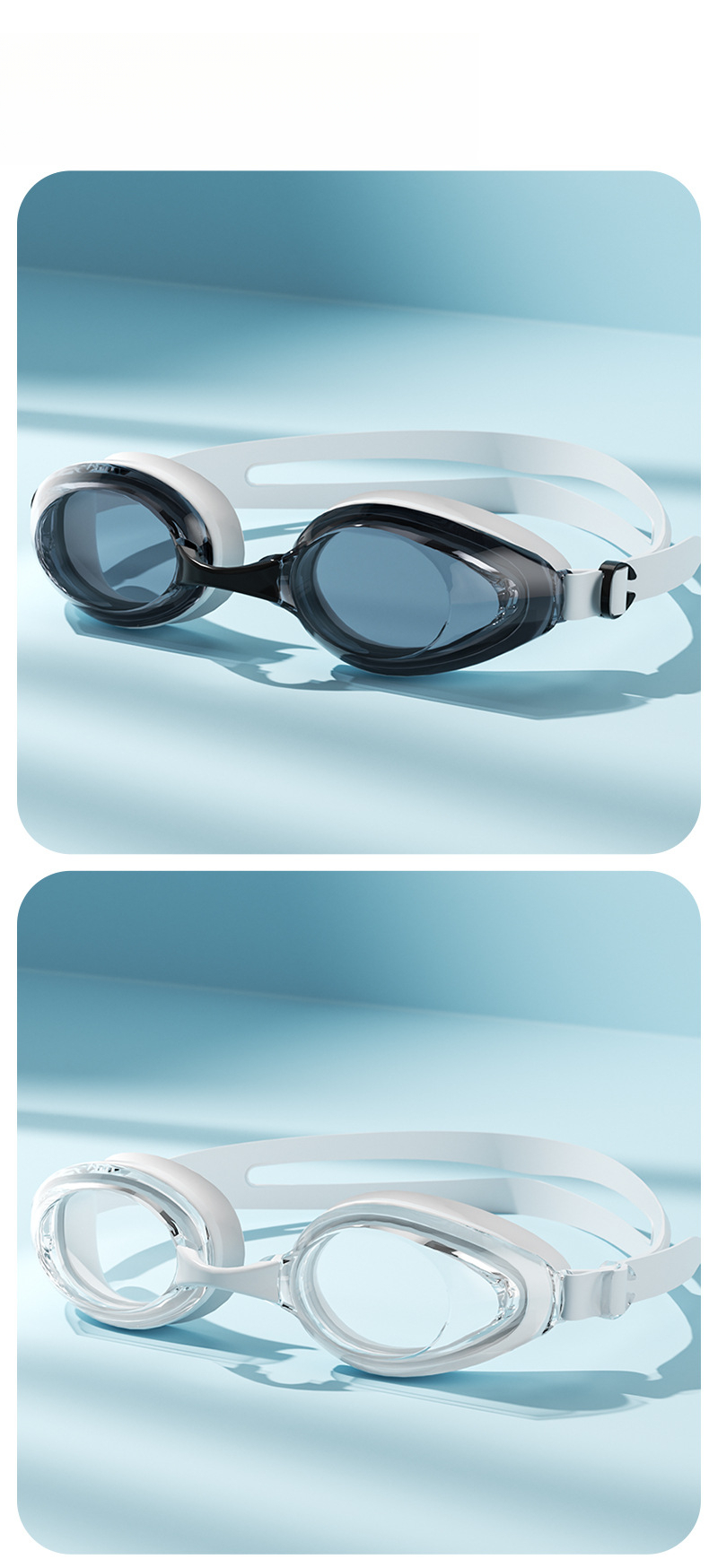 Damen Und Herren Schwimmbrille Mit Sehstärke Antibeschlag Wasserdicht_voghion.com