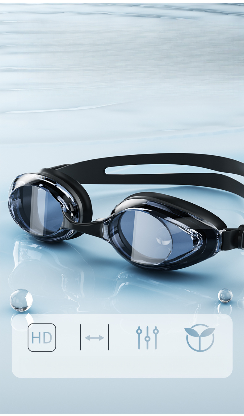 Damen Und Herren Schwimmbrille Mit Sehstärke Antibeschlag Wasserdicht_voghion.com