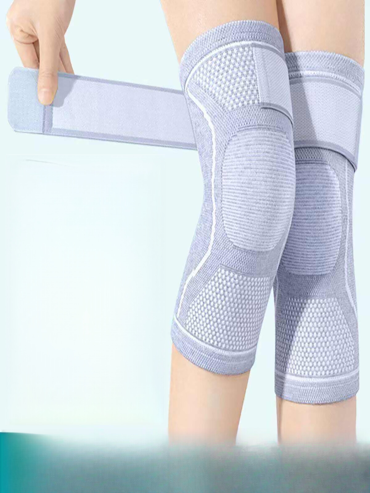 Strap-On Anti-Slip Brace For Warmth And Protection Of The Knee Joint, Meniscus Injury, Old Cold Legs, Joint Protection,_voghion.com