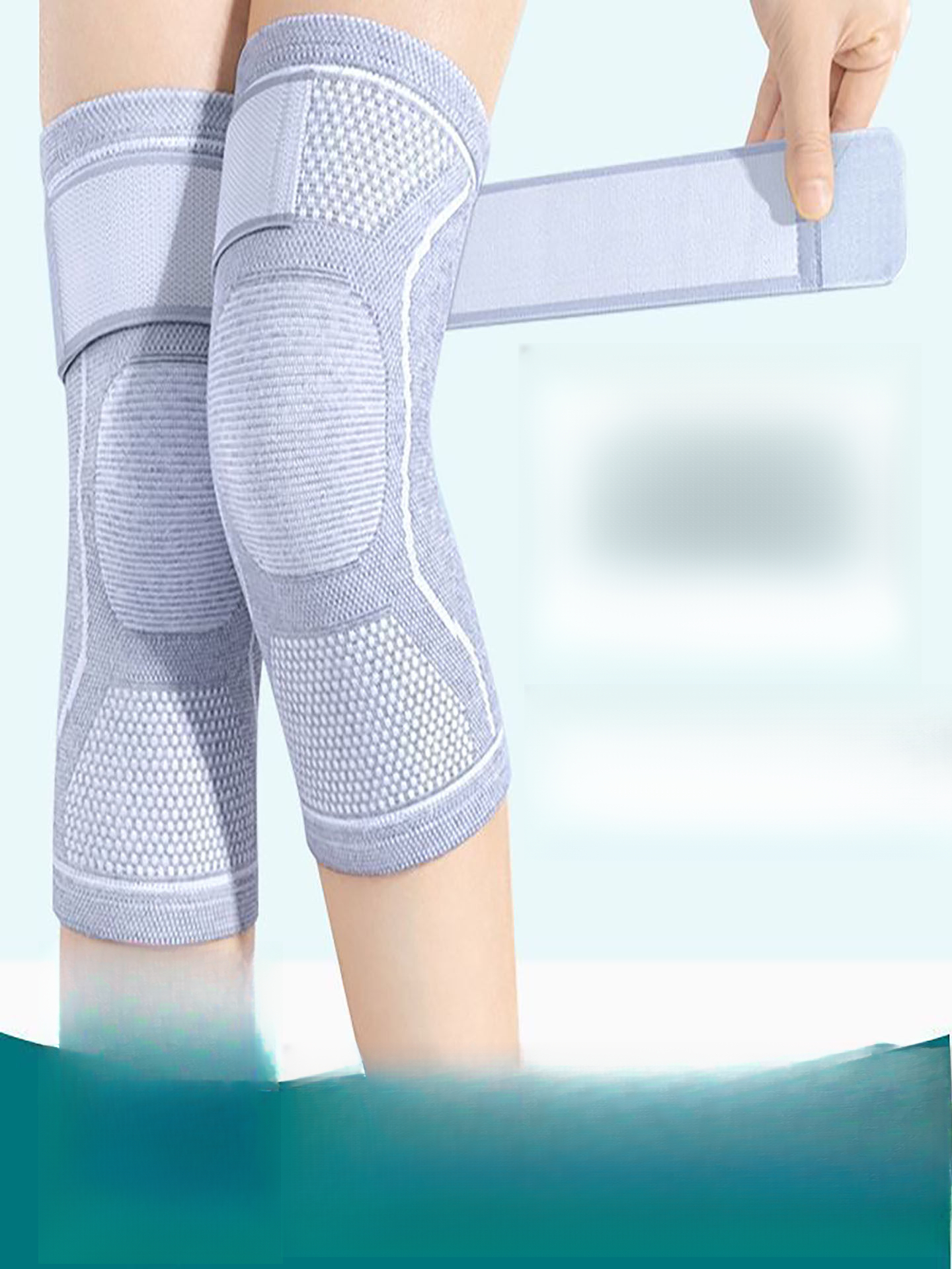 Strap-On Anti-Slip Brace For Warmth And Protection Of The Knee Joint, Meniscus Injury, Old Cold Legs, Joint Protection,_voghion.com