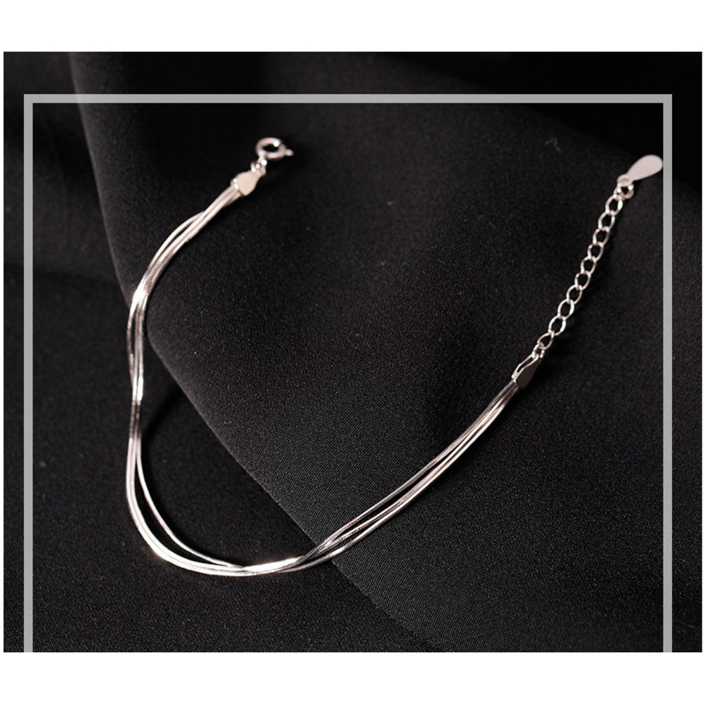 Three-layer Snake Bone Bracelet For Women Elegant Niche Style_voghion.com