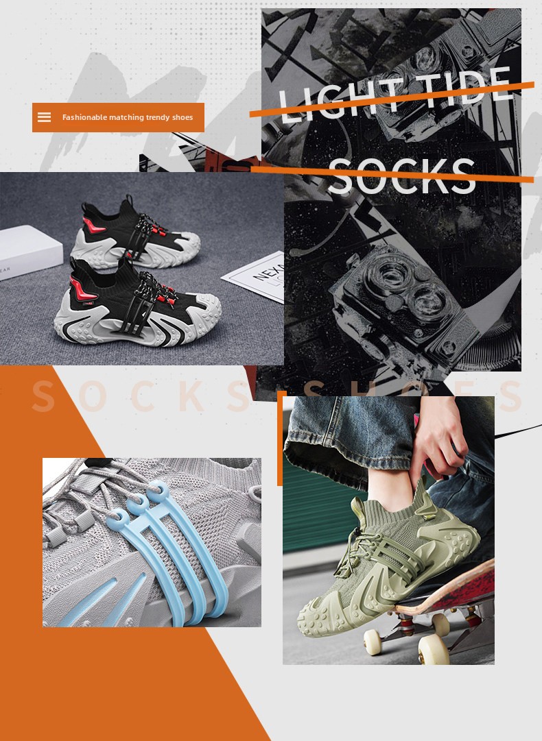 Men's Breathable Mesh Dad Sneakers Height Increasing Running Shoes_voghion.com