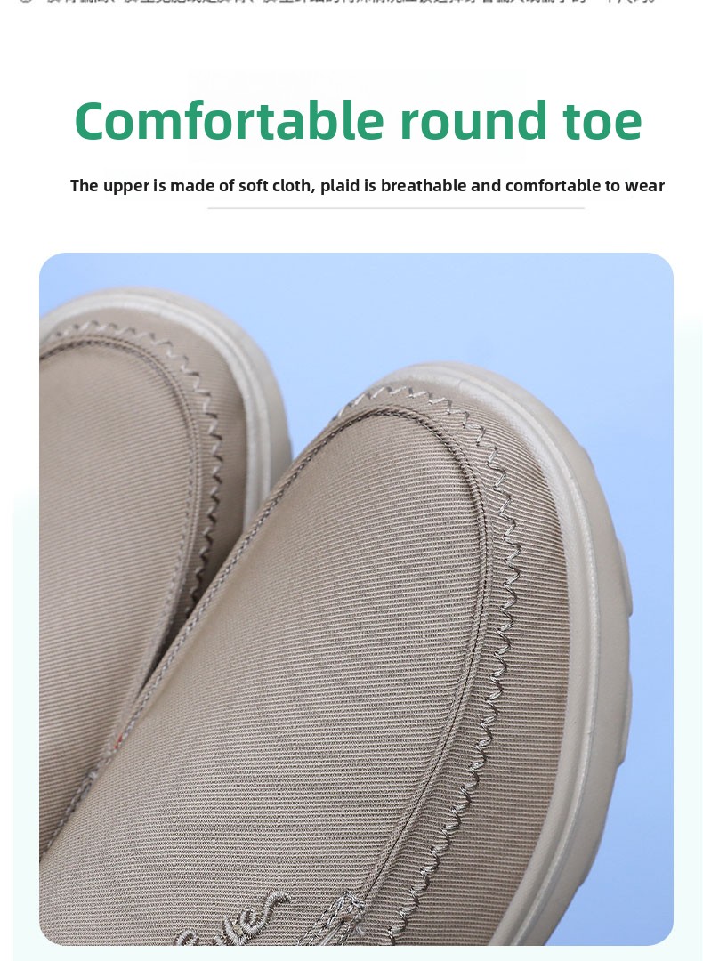 Herren Atmungsaktive Freizeitschuhe Aus Leinen, Bequeme Slipper_voghion.com