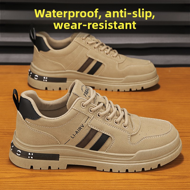 Labor Protection Men's 2026 New Summer Breathable Work For Construction Sites, Waterproof, Non-Slip, Wear-Resistant,_voghion.com