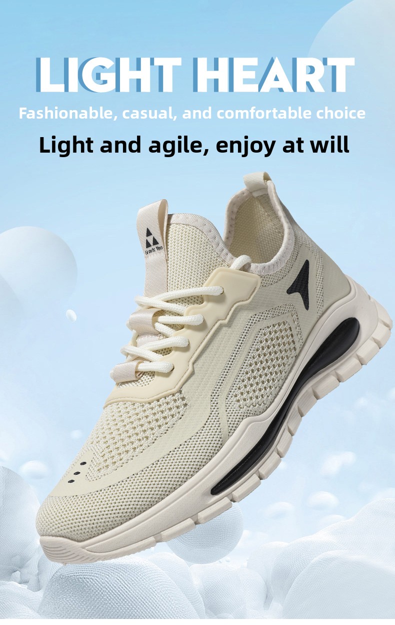 Breathable Black Safety Trainers For Men Non-slip Work Shoes_voghion.com