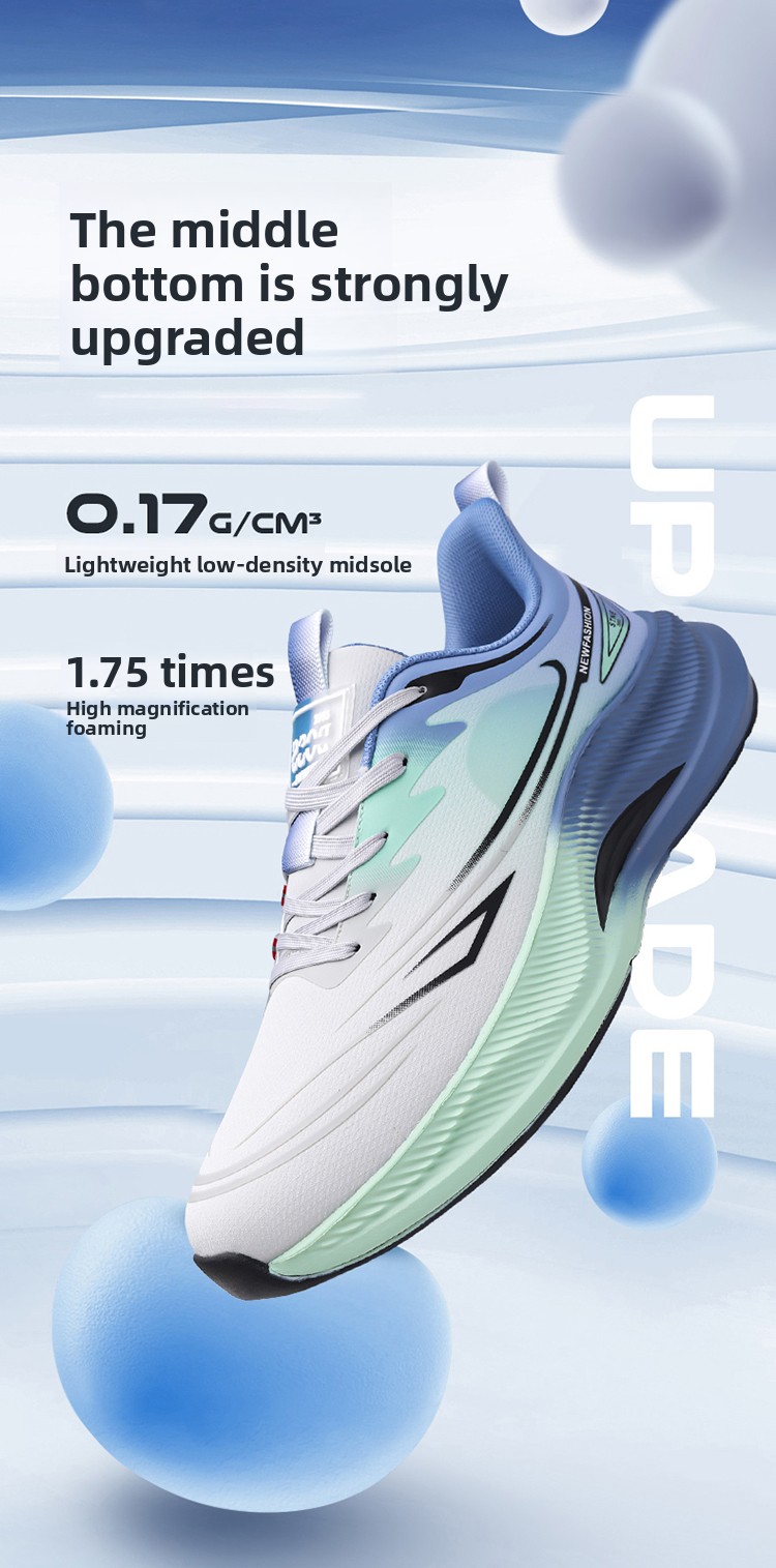 Mens Lightweight Breathable Mesh Running Shoes For Sports_voghion.com
